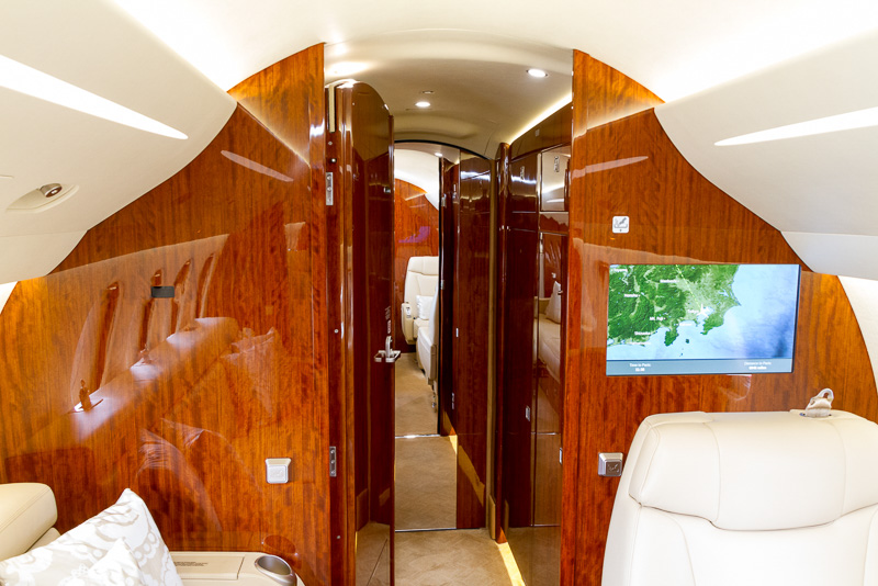 キャビンの最奥は洗面所になっている