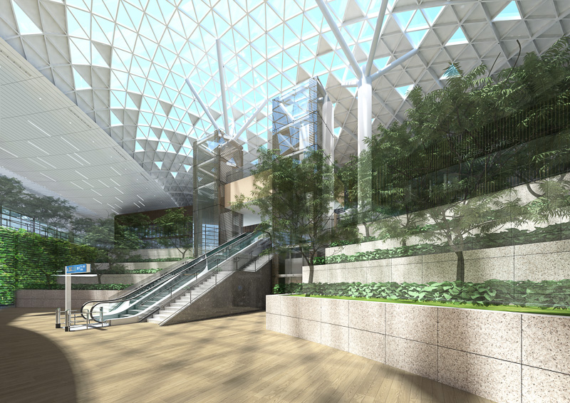 第2ターミナルの完成イメージ（写真提供：仁川国際空港）