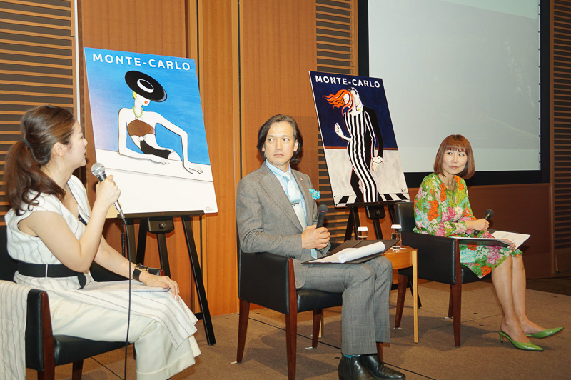 トラベルジャーナリストの中村孝則氏と板倉由未子氏によるトークショーが行なわれた