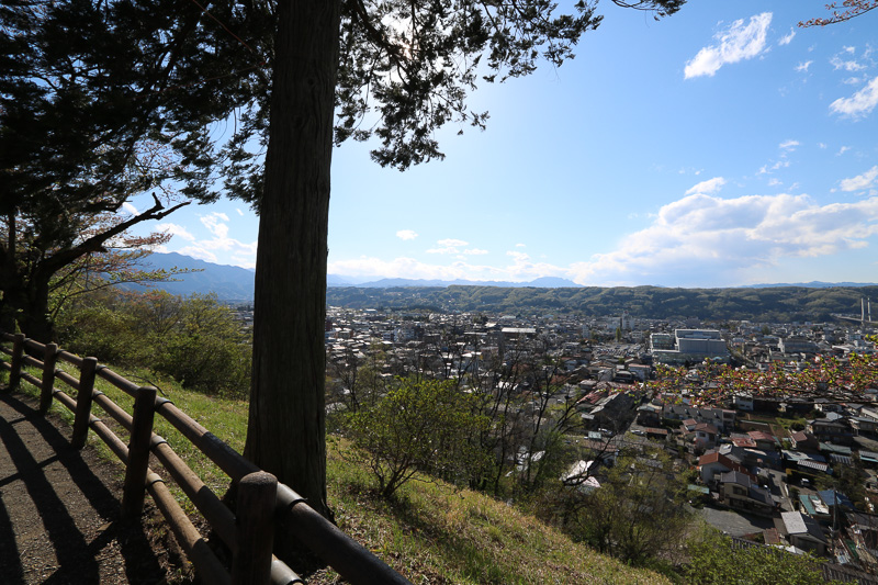 羊山公園には見晴らし丘という秩父市街地が一望できる場所もある