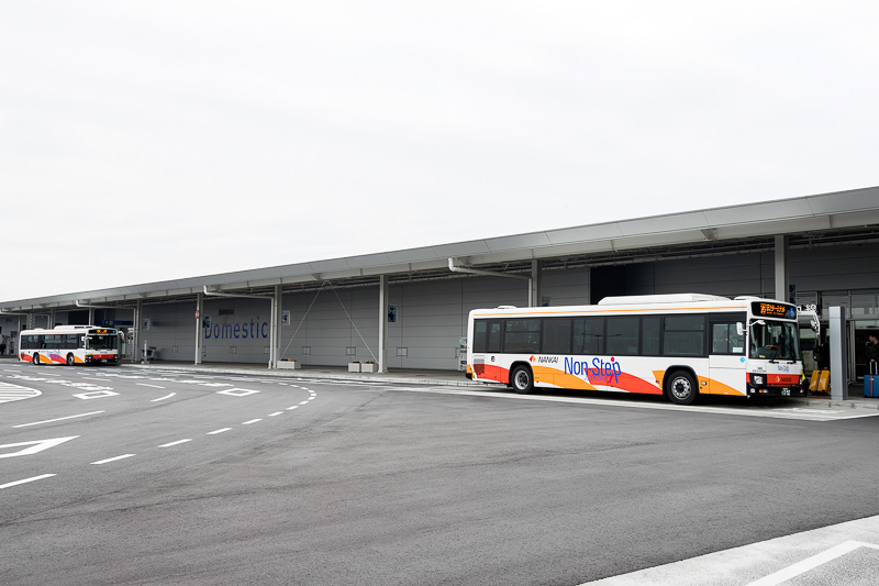 第2ターミナル国内線前に設けられた乗降場