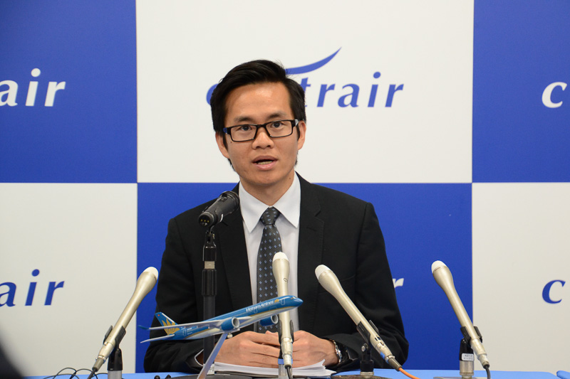 ベトナム航空 日本地区総支配人のグエン・クアン・チュン氏