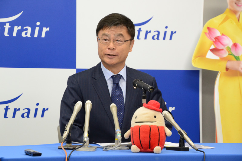 中部国際空港株式会社 代表取締役社長の友添雅直氏