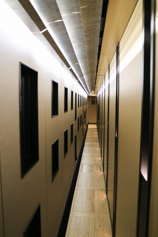 TRAIN SUITE 四季島は大小さまざまな窓が散りばめるように配置されている