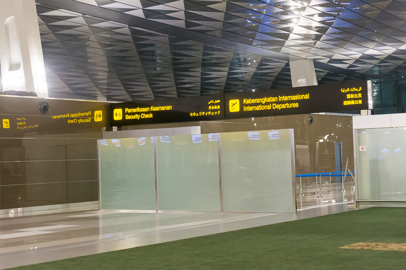 国際線の出発口