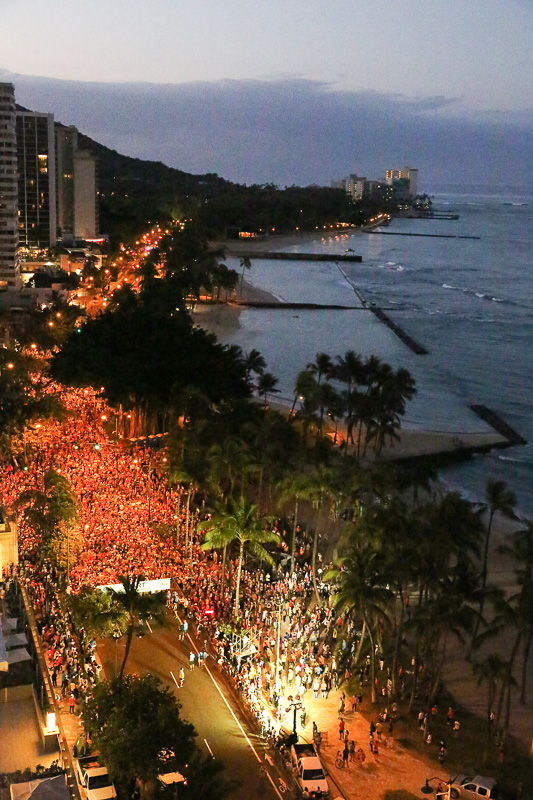 （写真提供：ホノルルマラソン協会、Photo by Tom Pennington/Getty Images for The Hapalua - Hawaii's Half Marathon）