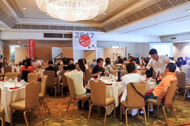 各種プログラムの講師やともに走った仲間たちとの交流会も行なわれた