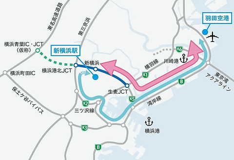首都高 横浜北線 K7 開通後の利用状況速報を発表 新横浜 羽田空港は約12分短縮 新横浜 横浜港は約8分短縮 1日の交通量は8000台 1万6000台 トラベル Watch 首都高 横浜北線 K7 開通後の利用状況速報を発表 新横浜 羽田空港は約12分短縮 新横浜 横浜港は約8分短縮 1日の交通量は8000台 1万6000台 トラベル Watch