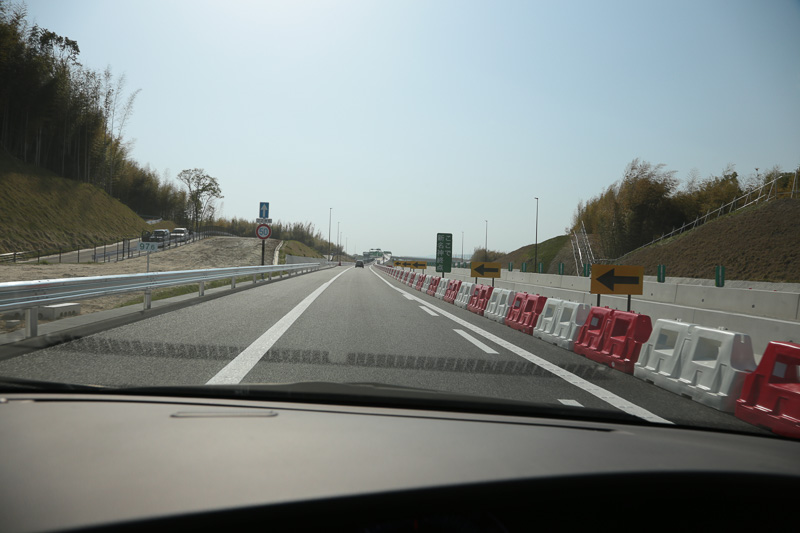 開通後、城陽ICから八幡京田辺JCTまでを筆者も走行してみた