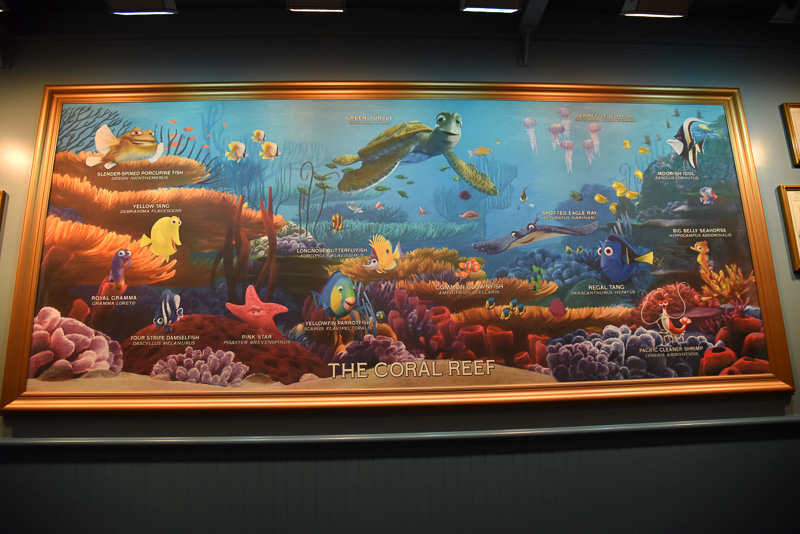 レクチャーホールでは、海に生きる仲間たちについて紹介している