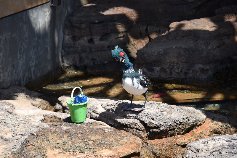 アビのベッキーと冒険で重宝したグリーンのバケツ＆ドリー