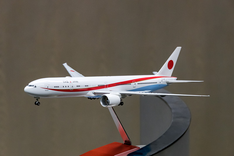 次期政府専用機のモデルプレーン