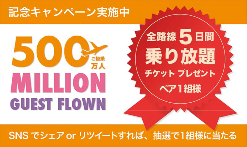 SNSでシェア/リツイートするだけで応募できる