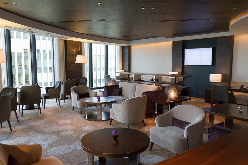 グレードの高い部屋に宿泊する客はエグゼクティブラウンジを利用できる