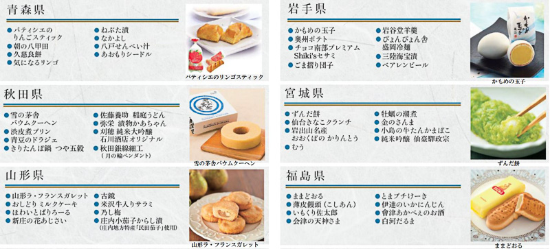 「みんなが贈りたい。JR東日本おみやげグランプリ」にエントリーされた128品