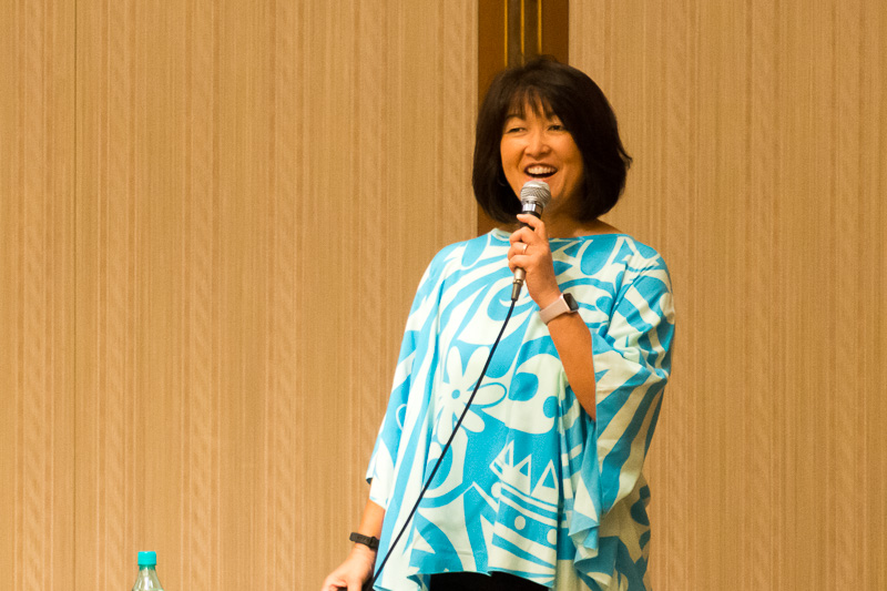 ハワイ州観光局 局次長 ミツエ・ヴァーレイ氏