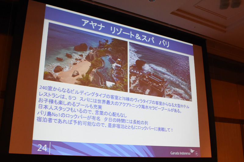 中務氏お勧めのホテル・ヴィラ8選。ヴィラタイプはどれも200～500m<sup>2</sup>と広々としており、もちろんプライベートプール付き。特別な旅行のときに使ってほしいとのこと