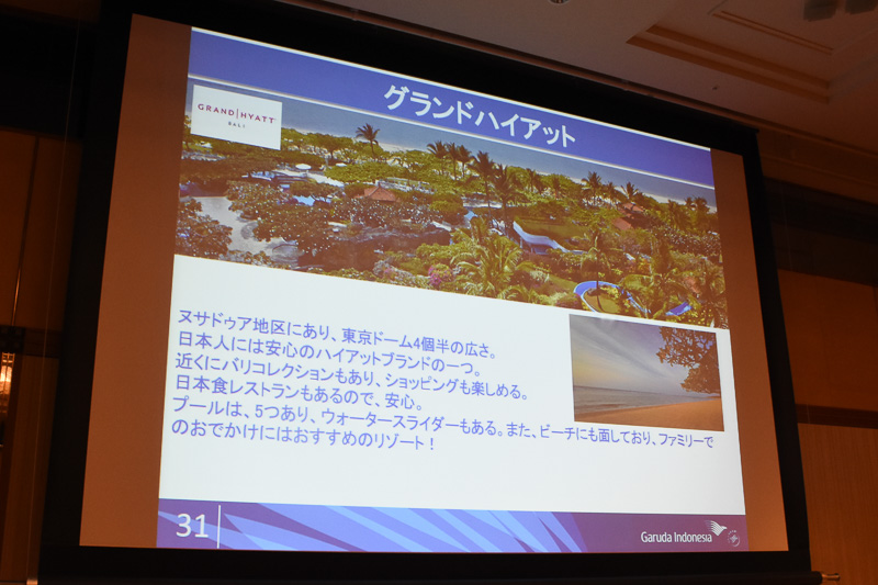 中務氏お勧めのホテル・ヴィラ8選。ヴィラタイプはどれも200～500m<sup>2</sup>と広々としており、もちろんプライベートプール付き。特別な旅行のときに使ってほしいとのこと