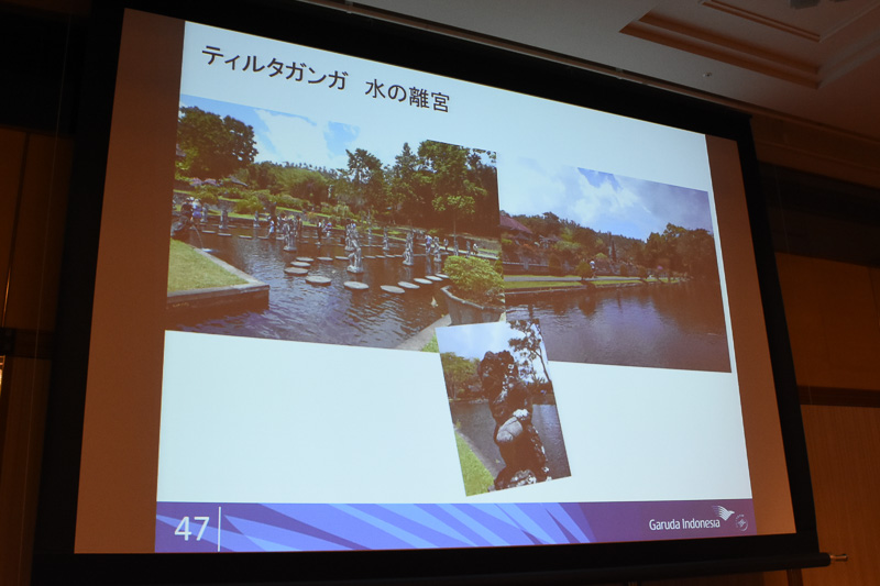 仏教とヒンズー教の世界遺産を擁する。中務氏いわく「インスタ映えするフォトジェニックなスポットもあって、女性にお勧め」とのこと