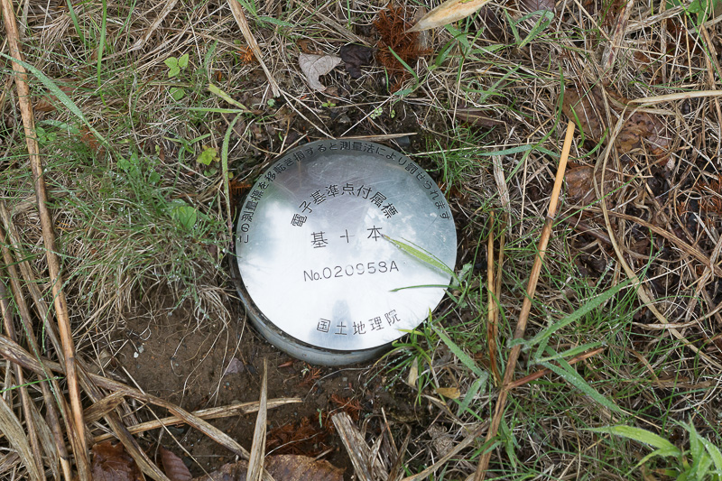 近くで電子基準点を発見した