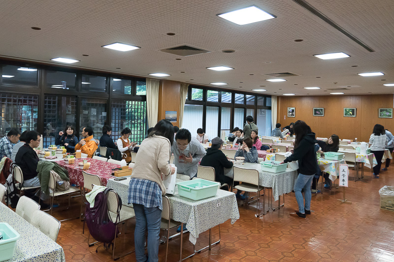 参加者には食事が用意された