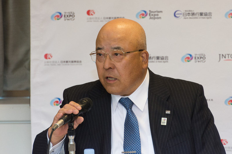 日本旅行業協会 会長 田川博己氏