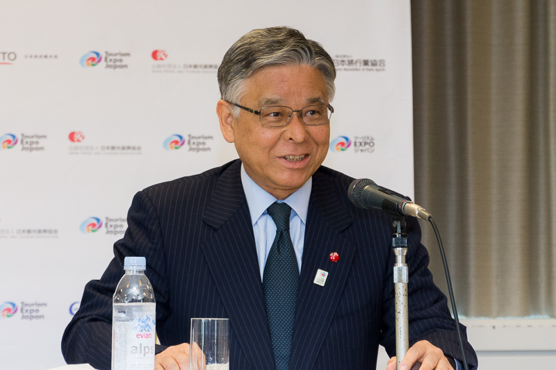 日本政府観光局 理事長 松山良一氏