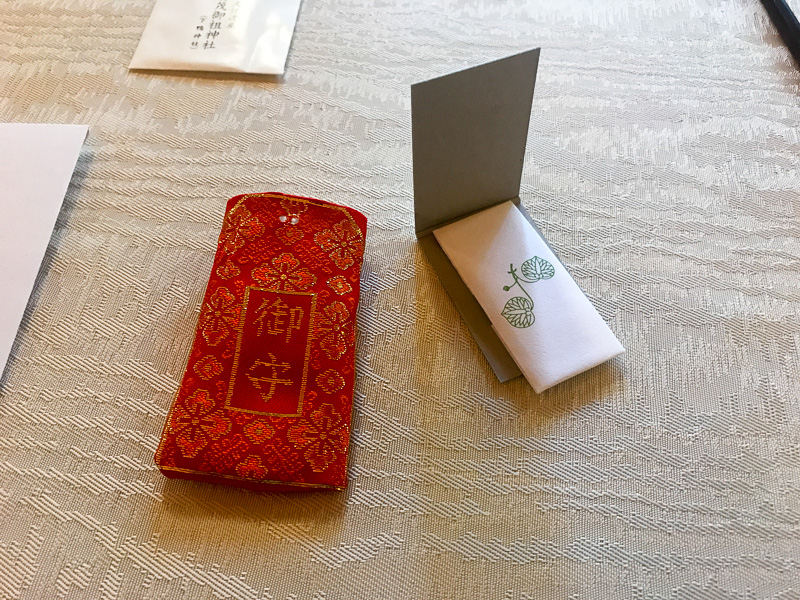 プレスツアーではお守り作り体験も催された。これは普段は実施していない