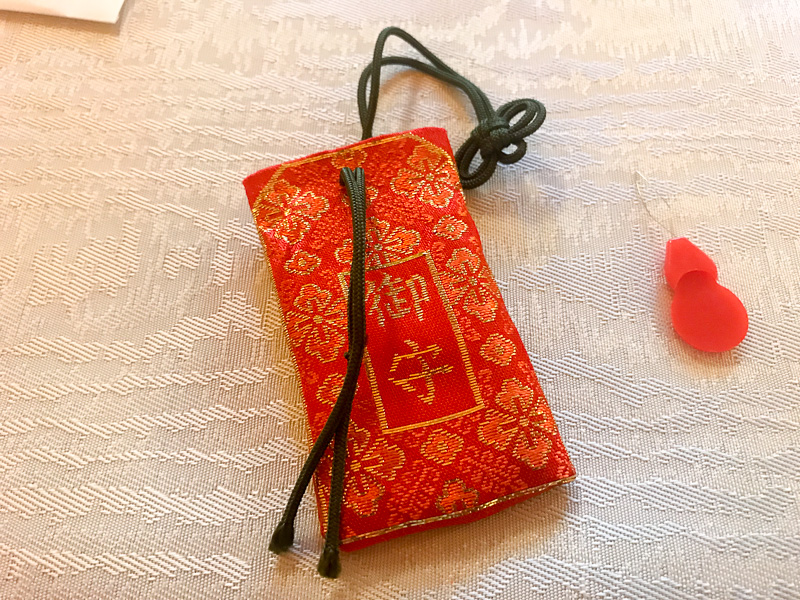 プレスツアーではお守り作り体験も催された。これは普段は実施していない