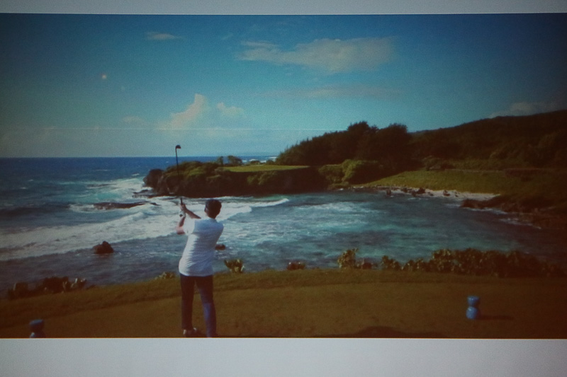 グアム政府観光局「残念ながら、180yrd以下の方は、海ポチャです。編」