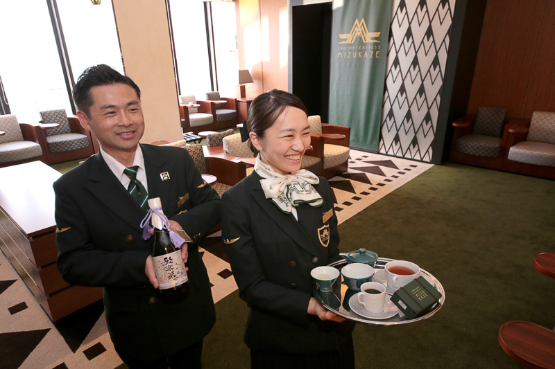 スタッフは常に気持ちのよい笑顔で応対