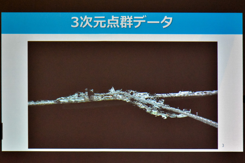 3次元点群データで構成された大師JCT