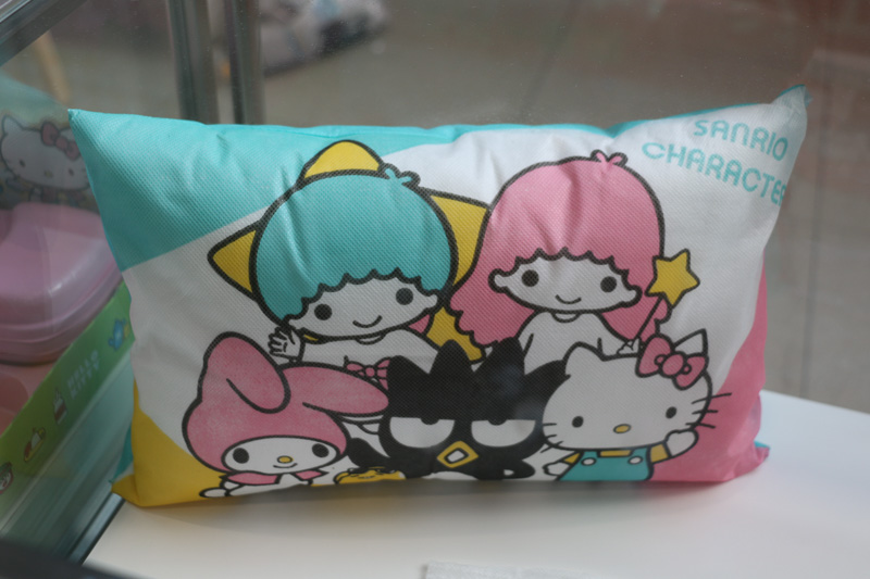 細かいアメニティもすべてサンリオで統一。一部のアメニティは持ち帰ることもできる