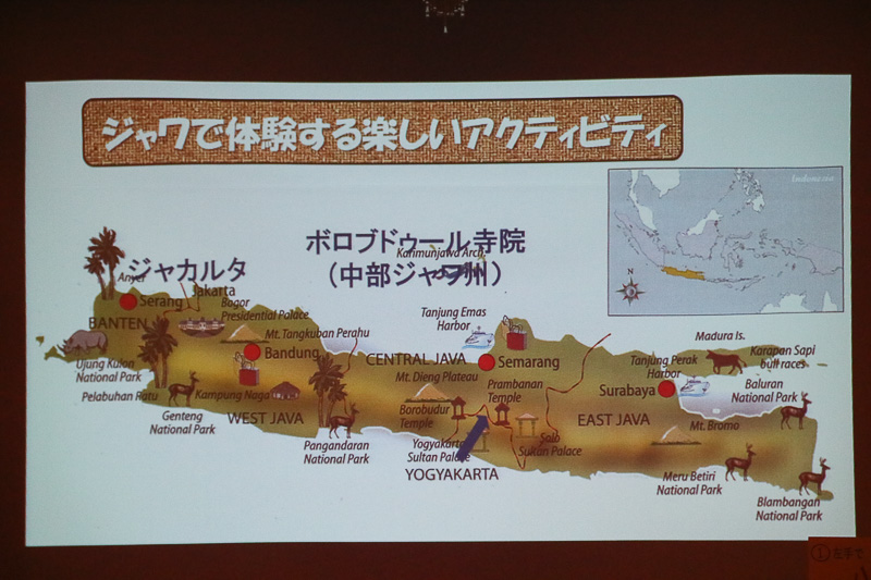 ジャワのアクティビティ