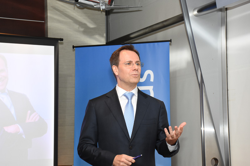 「アマデウスは創立30年のまだ“若い”会社」と話したアマデウス アジアパシフィック プレジデント アルバート・ポゾ氏