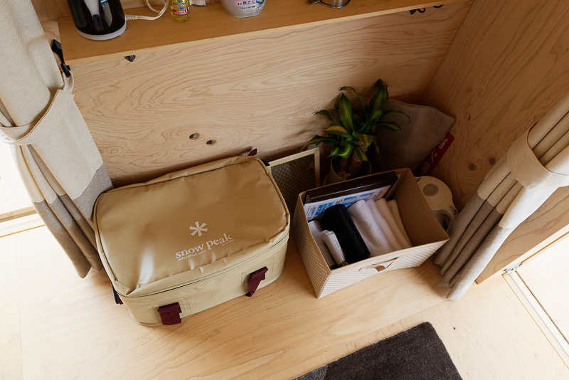 備品はほぼすべてがスノーピーク製