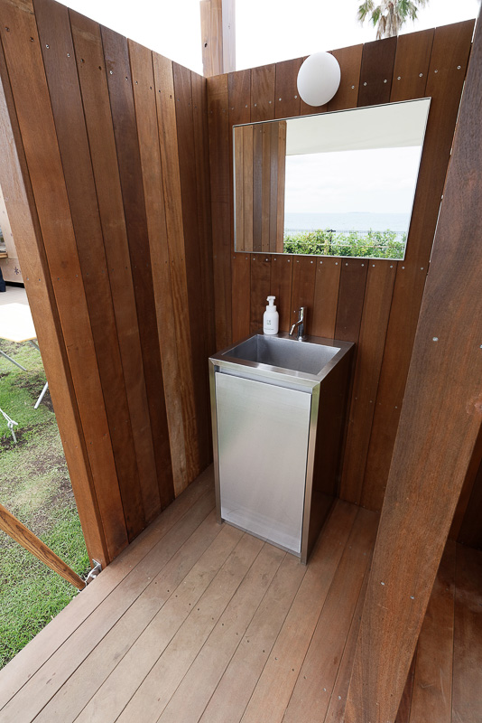 飲用や簡単な洗い物などに利用できる水場