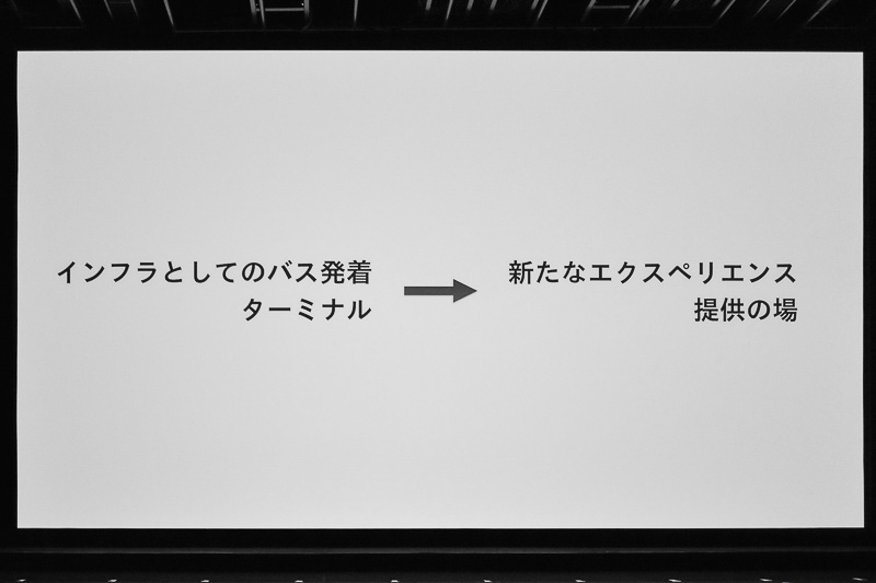 WILLER GATEWAY構想では、交通拠点としてのバスターミナルの変化が必要だと説明