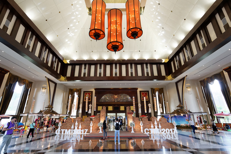 旅行業界向けの商談会「Thailand Travel Mart Plus 2017」の会場となったチェンマイ インターナショナルコンベンションセンター