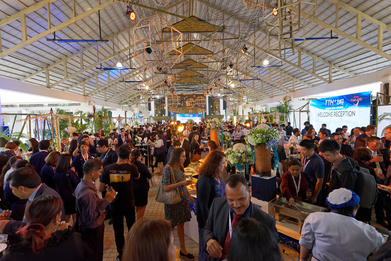 イベント参加者を招いて盛大に行われたウェルカムレセプション