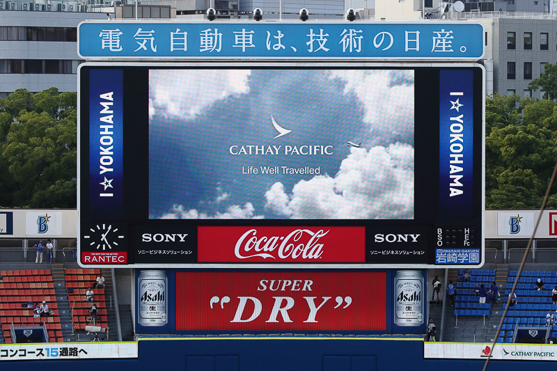 キャセイパシフィック航空の紹介ビデオも放映された