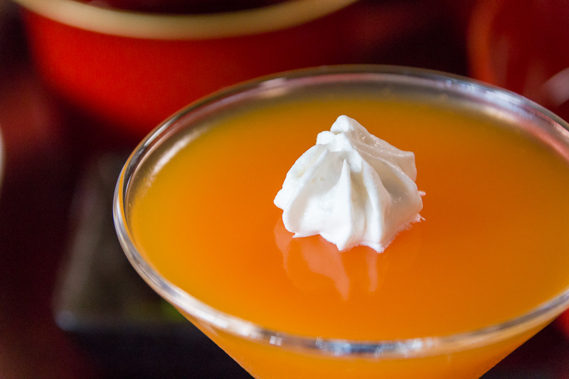 デザートはニンジン100％のゼリー