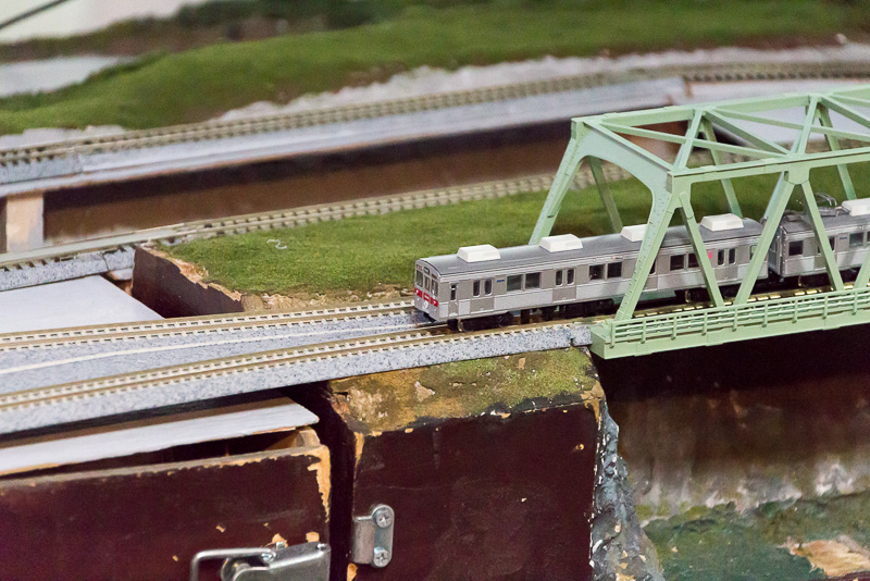 東京都市大学鉄道研究部の協力により、大掛かりなNゲージのジオラマを展示。期間中はカメラを搭載した車両からの迫力ある風景をスクリーンに映し出す予定