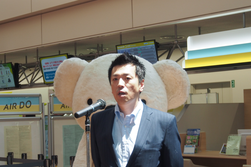 株式会社AIRDO 東京空港支店長 久保正博氏
