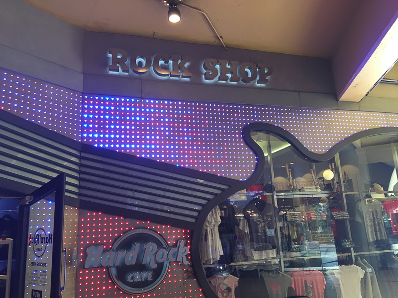 ブエノスアイレスのHard Rock Cafe入り口
