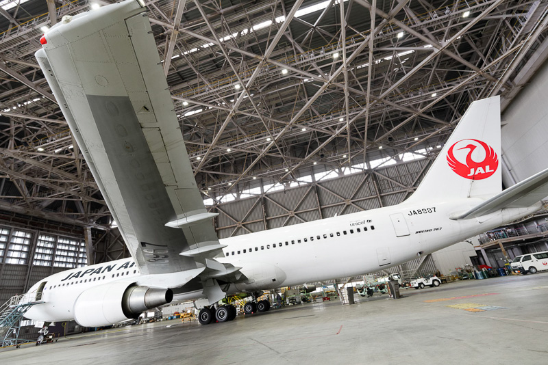 ボーイング 767-300型機も整備中