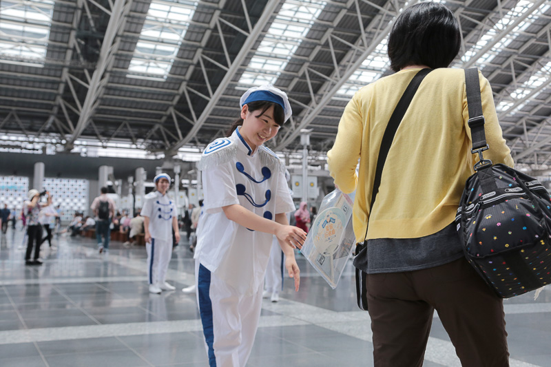 PRグッズが配布された