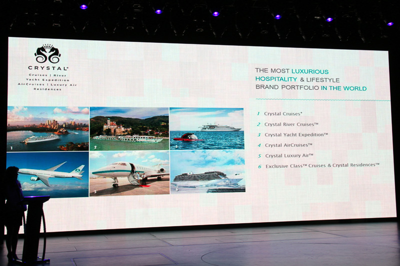 「クリスタル・クルーズ」ブランドで客船からプライベートジェットまでラグジュアリーなサービス
