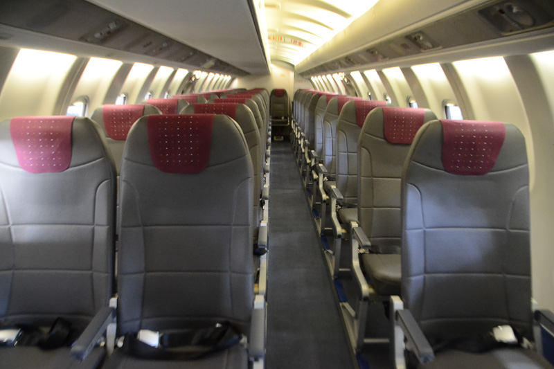 HACは、新シートを導入したSAAB 340Bを7月9日から運航する