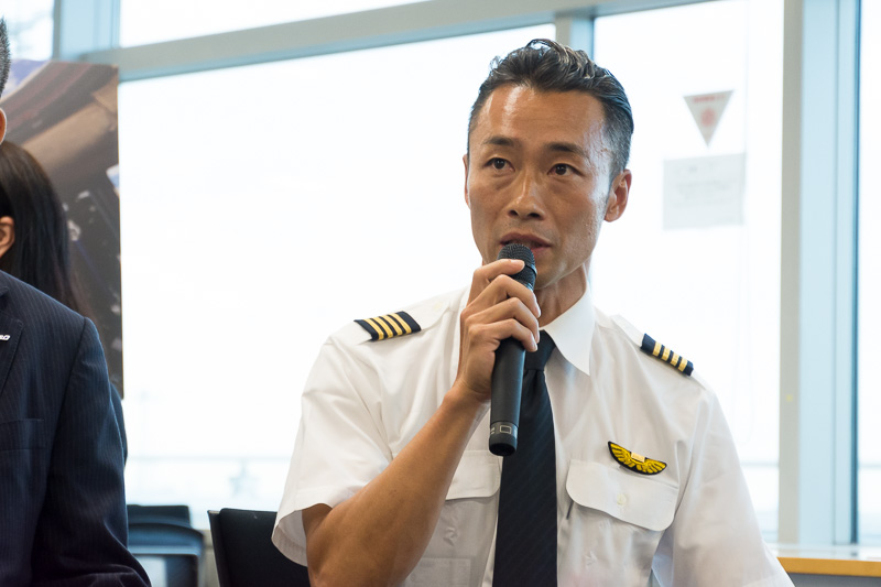 全日本空輸株式会社 ボーイング 777 機長 椎名真己氏